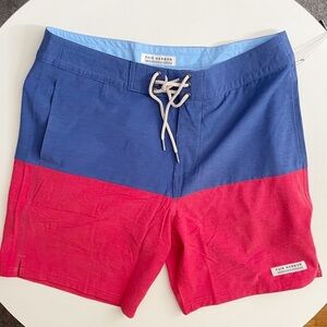 Fair Harbor Men’s Nautilus Boardshort OG Jupiter Size 34 New Unlined